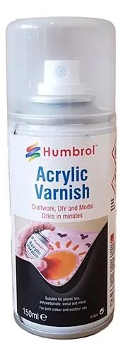 Verniz Acrílico Spray Gloss Brilhante (150ml) Humbrol AD6035