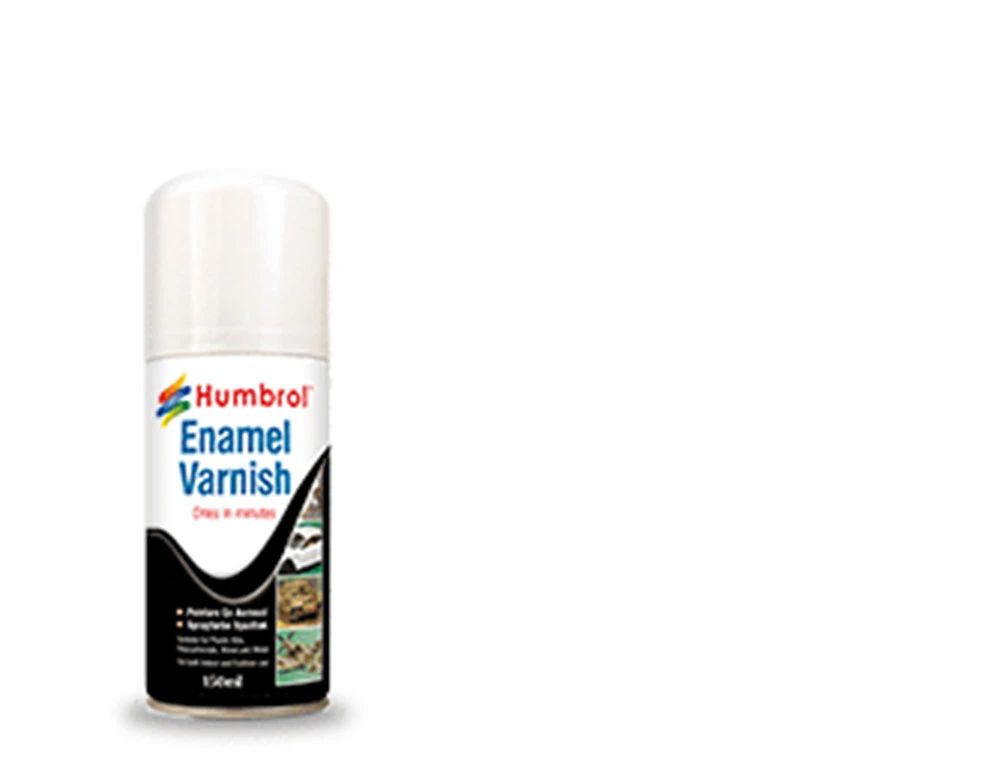 Verniz Esmalte Spray Acetinado Semi Fosco (150ml) Humbrol AD6999