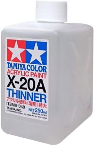  X-20A Diluente Acrylic Thinner Tamiya 81040