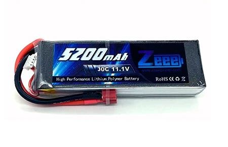 ZEE 5200-30-3S Bateria Lipo 11.1V 3S 5200Mah 30C plug Deans Soft Case