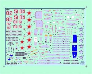 ZVEZDA 7295 Sukhoi Su-27Sm Flanker B Mod. 1 - 1/72